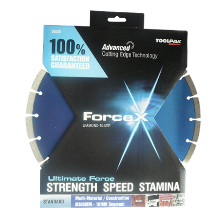 Diamond Blade 300mm x 20mm General Purpose 10mm Segment Force X